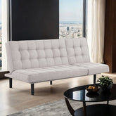 Napervill Futon Sofa Model Fm2802Lg-Chaise By Furniture Of America